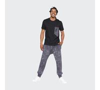 LUMEN organic Jogginghose BAGGY Sprenkel grau M