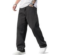 LuminBlaze Baggy Jeans Herren Y2K Streetwear Vintage Jeanshosen Loose Fit Denim Pants mit Weites Bein Lässig Männer Straight Leg