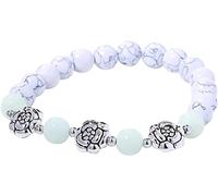 Luminous Bead Gift Bracelet Jewelry with Antique Bracelet Pendant Mom Turquoise Rose Womens Long Gold Necklace Clever design
