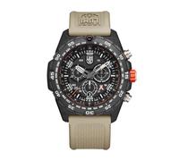 Luminox Bear Grylls Master Survival Uhr - 45mm CARBONOX™+, 300M wasserdicht, Saphirglas, Chronograph, Leuchttechnologie - Beige Kautschukarmband