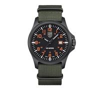 Luminox G Moon Valley Herrenuhr 43mm CARBONOX™ Gehäuse, 100m Wasserdicht, Schwarzes Zifferblatt, Grünes Textil-Armband, LLT Beleuchtung, Klassisch, Modern.