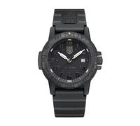 Luminox Herren-Armbanduhr - Lederrückseite Sea Turtle Giant 0320 Serie 44 mm - X3.ZC21.BO - Herren-Taucheruhr - Schweizer Quarz - Swiss Made - 100 m wasserdicht - gehärtetes Mineralglas