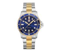 Luminox Herren-Armbanduhr - Sport-Timer 0940 Serie 40 mm - X3.ZI44 - Herren-Sportuhr - Schweizer Quarz - 100 m wasserdicht - Saphirglas entspiegelt - zweifarbiges Edelstahlgehäuse - Metallband