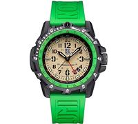 Luminox Herren Militär Uhr Commando Raider 3320 Series in der Farbe Grün mit Kautschukarmband, Gehäusedurchmesser: 46 mm, XL.3337