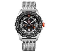 Luminox Herren Piloten Uhr Bear Grylls Survival 3760 Air Series in der Farbe Silber mit Edelstahlarmband, Gehäusedurchmesser: 45 mm, XB.3762