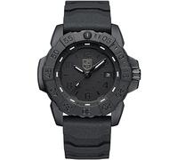 Luminox Herren Taucher Uhr Navy Seal Steel 3250 Series in der Farbe Schwarz mit Kautschukarmband, Gehäusedurchmesser: 45 mm, XS.3251.BO.CB