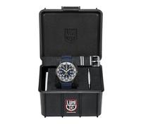 Luminox MIL-SPEC Taucheruhr XL.3355.Set, 46 mm Gehäuse, Blau | Set mit Zusatzarmband: Swiss Made Quarzuhr mit Saphirglas, 300 m wasserbeständig und dauerhafter Beleuchtung