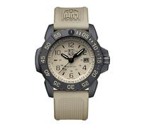 Luminox Navy Seal Foundation RSC Uhr - Robustes Edelstahlgehäuse, CARBONOX™-Lünette, sandfarbenes Zifferblatt und Kautschukarmband - Maximale Widerstandsfähigkeit