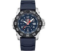 Luminox Navy Seal Steel Taucheruhr aus Edelstahl und Kautschuk Silber-Blau 45mm, Wasserdichtigkeit, 20Bar, XS.3253.CB