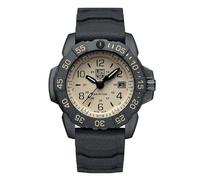 Luminox Navy Seal Steel Uhr (Uhren-Kombination mit 2 Bändern - schwarzes Gummi), schwarz/schwarz, Größe M