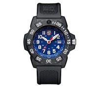 Luminox Navy SEAL XS.3503.F Herrenuhr 45mm - Taucheruhr in Schwarz/Blau mit Datumsanzeige 200m wasserdicht
