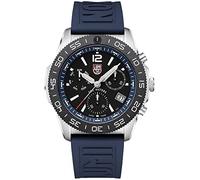 Luminox Pacific Diver Taucheruhr aus Edelstahl und Kautschuk Silber-Schwarz-Blau 44mm, Wasserdichtigkeit, 20Bar, XS.3143