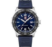 Luminox Pacific Diver Taucheruhr aus Edelstahl und Kautschuk Silber-Schwarz-Blau 44mm, Wasserdichtigkeit, 20Bar, XS.3123.DF