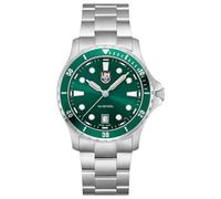 Luminox Herrenuhr Sport Timer 0940 XS.0957 – 40 mm, Edelstahlarmband, Saphirglas, Stahl/Grün