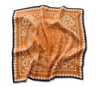 LumiSyne Bandana Kopftuch Herren Damen Baumwolle Leinen Gefühl Vintage Paisley Muster Warm Atmungsaktiv Quadratischer Schal Multifunktional Halstuch Kopfschmuck Haarband Gesichtsmaske Stola 68 x 68 cm
