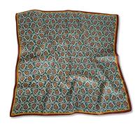 LumiSyne Bandana Kopftuch Herren Damen Baumwolle Leinen Gefühl Vintage Paisley Muster Warm Atmungsaktiv Quadratischer Schal Multifunktional Halstuch Kopfschmuck Haarband Gesichtsmaske Stola 68 x 68 cm