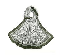 LumiSyne Chiffon Hijab Schal Damen Klassisch Ethnische Stil Muster Palästinenser Tuch Shemagh Keffiyeh Arabischer Wüsten Schals Naher Osten Kopftuch Turban Leicht Atmungsaktiv Sonnenschutz Stola Wrap