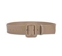 LumiSyne Damen Breiter Ledergürtel Klassisch Einfarbig Große Quadratische Schnalle Frauen Taillengürtel Vintage Cinch Gürtel Hoher Taillen Breiter Gürtel Für Kleid Hemd Jumpsuit Mantel