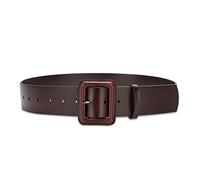 LumiSyne Damen Breiter Ledergürtel Klassisch Einfarbig Große Quadratische Schnalle Frauen Taillengürtel Vintage Cinch Gürtel Hoher Taillen Breiter Gürtel Für Kleid Hemd Jumpsuit Mantel