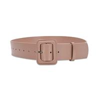 LumiSyne Damen Breiter Ledergürtel Klassisch Einfarbig Große Quadratische Schnalle Frauen Taillengürtel Vintage Cinch Gürtel Hoher Taillen Breiter Gürtel Für Kleid Hemd Jumpsuit Mantel