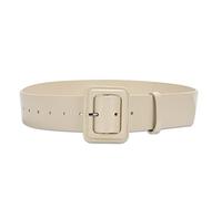 LumiSyne Damen Breiter Ledergürtel Klassisch Einfarbig Große Quadratische Schnalle Frauen Taillengürtel Vintage Cinch Gürtel Hoher Taillen Breiter Gürtel Für Kleid Hemd Jumpsuit Mantel