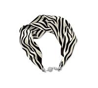 LumiSyne Damen Mode Seidenschal Halskette Bequeme Magnetische Schnalle Mit Bling Strass Kleiner Schmaler Halstuch Dekorative Choker Halskette Kopfschmuck Stirnbänder Haarband Anhänger Schal