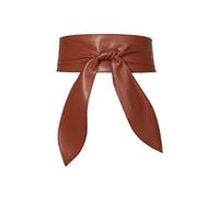 LumiSyne Damen Obi Gürtel Breite Gürtel Retro Cinch Gürtel Weich PU Leder Mode Wickelgürtel Zum Schnüren Knoten Hüftgürtel Bindegürtel Korsett Gürtel Taillengürtel Für Kleider Tägliche Party