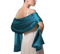 LumiSyne Damen Satin Chiffon Festlich Stola Schal Einfarbiger Leichter Schalverpackung Für Braut Brautjungfer Hochzeit Abendkleid Abschlussball