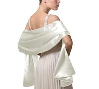 LumiSyne Damen Satin Chiffon Festlich Stola Schal Einfarbiger Leichter Schalverpackung Für Braut Brautjungfer Hochzeit Abendkleid Abschlussball