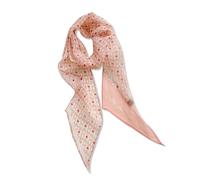 LumiSyne Damen Seidenschal Skinny Schal Schmaler Lange Halstuch Vintage Elegant Leopardenmuster Geometrisch Gedruckt Leichte Dünne Georgette Seidentüch Krawatte Haarschal Kopfschmuck Griff Wrap Ribbon