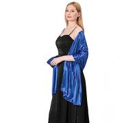 LumiSyne Damen Seidiger Satin Schal Und Wickeltuch Für Abendkleider Einfarbig Leicht Lange Schals Elegant Festlich Stola Wickel Für Braut Brautjungfer Hochzeit Abschlussball Party, 200×70cm