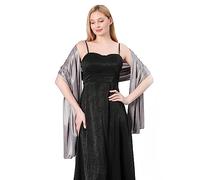 LumiSyne Damen Seidiger Satin Schal Und Wickeltuch Für Abendkleider Einfarbig Leicht Lange Schals Elegant Festlich Stola Wickel Für Braut Brautjungfer Hochzeit Abschlussball Party, 200×70cm