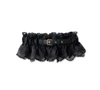 LumiSyne Damen Spitze Korsett Gürtel Elastische Breite Gürtel Dornschließe Schnalle/Fliege Stil Vintage Gothic Accessoire Dekorativ Taillengürtel Für Kleid Hemd Mantel