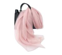 LumiSyne Doppellagiger Organza Seiden Schal Damen Glitzer Schals Und Wraps Für Abendkleid Einfarbig Mit Goldfaden Leicht Transparent Tüll Herrlich Stola Für Braut Hochzeit Abschlussball Abend Party