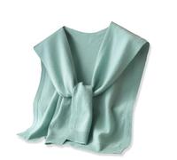 LumiSyne Gestrickt Kleiner Schal Damen Gestrickt Geknoteter Schal Einfarbig Wolle Stricken Lange Ärmel Geknotete Fälschungs Kragen Stola Nackenschutz Schulter Blusen Dekorativ Schal Für Herbst Winter