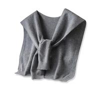LumiSyne Gestrickt Kleiner Schal Damen Gestrickt Geknoteter Schal Einfarbig Wolle Stricken Lange Ärmel Geknotete Fälschungs Kragen Stola Nackenschutz Schulter Blusen Dekorativ Schal Für Herbst Winter