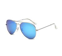 LumiSyne Mode Polarisiert Sonnenbrille Für Herren Damen Retro Pilotenbrille UV 400 Schutz Verspiegelt Linse Metallrahmen Für Fahren Reise