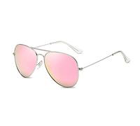 LumiSyne Mode Polarisiert Sonnenbrille Für Herren Damen Retro Pilotenbrille UV 400 Schutz Verspiegelt Linse Metallrahmen Für Fahren Reise