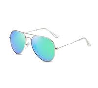 LumiSyne Mode Polarisiert Sonnenbrille Für Herren Damen Retro Pilotenbrille UV 400 Schutz Verspiegelt Linse Metallrahmen Für Fahren Reise