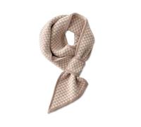 LumiSyne Mode Skinny Gestrickte Schal Für Damen Winter Einfacher Durchziehen Design Retro Diamanten Kariert Buchstaben Muster Schmaler Lange Halstuch Krawatten Schal Warme Schal Kragen