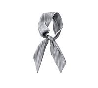 LumiSyne Plissierter Quadratisch Schal Für Damen Einfarbig Seidig Satin Halstuch Leicht Bandana Kopftuch Kopfschmuck Haarschal