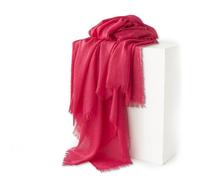 LumiSyne Schal Für Damen Einfarbiger Baumwolle Leinen Gefühl Schal Mit Quaste Retro Literarischer Stil Leichte Gaze Damenschal Warme Stola Große Lange Hijab Halstuch Sonnencreme Strand Wrap Ganzjährig