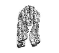 LumiSyne Seidenschal Damen Kette Streifen Gedruckt Paisley Muster Retro Luxus Stil Leicht Lange Große Schals Warme Seidentuch Halstücher Sonnencreme Stola Ganzjährig