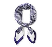 LumiSyne Seidenschal Damen Klassisch Hahnentritt Quadratischer Schal Weiche Warmer Maulbeerseide Französische Art Kopftuch Geschäfts Stil Mode Dekoration Bandana Haarband Frühling Herbst