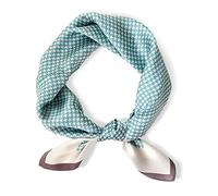 LumiSyne Seidenschal Damen Klassisch Hahnentritt Quadratischer Schal Weiche Warmer Maulbeerseide Französische Art Kopftuch Geschäfts Stil Mode Dekoration Bandana Haarband Frühling Herbst