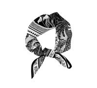 LumiSyne Seidenschal Damen Quadratischer Schal Künstlerisch Gedruckte Tierdruck Leicht Weich Vierecktuch Bandana Kopfschmuck Halstuch Haarband