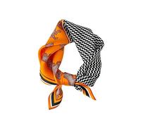 LumiSyne Seidenschal Damen Quadratischer Schal Retro Pferd Paisley Muster Leicht Weich Vierecktuch Bandanas Kopfschmuck Halstuch Haarband