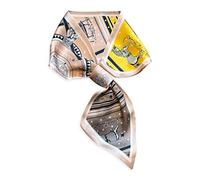 LumiSyne Seidenschal Damen Skinny Schal Einfacher Durchziehen Design Französische Vintage Stil Schmaler Lange Halstuch Leicht Satin Kleine Schal Dekorative Kopfschmuck Stirnbänder Haarband Ribbon