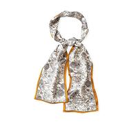 LumiSyne Seidenschal Damen Skinny Schal Paisley Drucken Streifen Muster Schmaler Lange Schal Bandana Kopfschmuck Haarband Stirnbänder Halstuch Ribbon