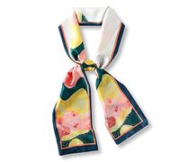 LumiSyne Seidenschal Damen Skinny Schal Polka Dots Gedruckt Paisley Muster Klassische Retro Stil Satin Krawatte Schal Schmaler Lange Halstuch Dekorative Bandana Kopfschmuck Stirnbänder Haarband Ribbon